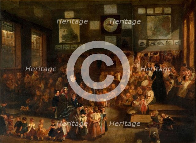 Ann Street School, Birmingham, 1855.  Creator: Alfred H. Green.