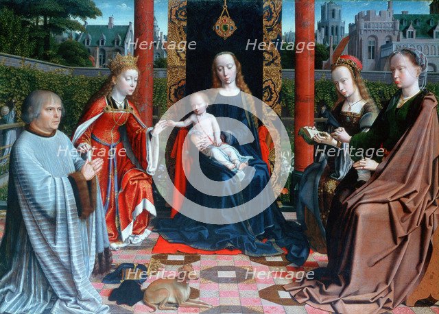 'The Mystic Marriage of St Catherine', 1505-1510. Artist: Gerard David