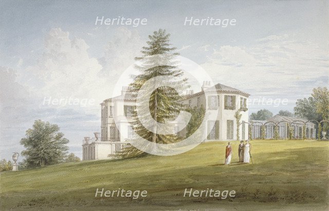 South-west view of Bromley Hill, Bromley, Kent, 1815. Artist: John Buckler