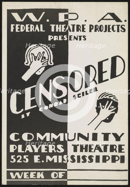Censored, [193-]. Creator: Unknown.
