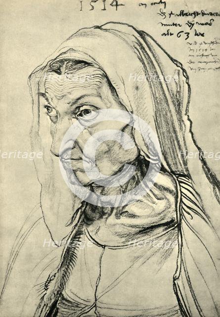 Barbara Dürer, 1514, (1943). Creator: Albrecht Durer.
