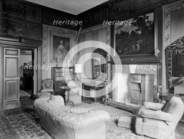 Interior of a room at Ham House, Richmond, London. Artist: WJ Brunell