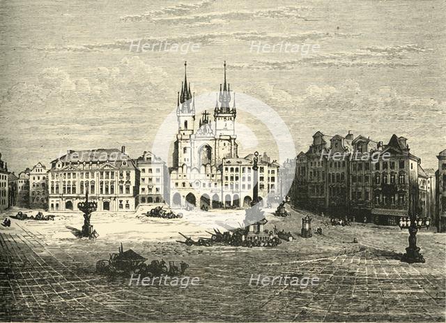 'The Great Square, Prague', 1890.   Creator: Unknown.