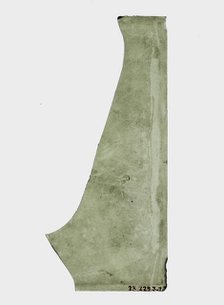 Glass Fragment, French, 1775. Creator: Unknown.