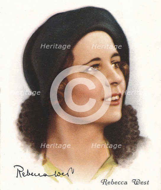 Rebbecca West, 1937. Creator: Cicely Isabel Fairfield.
