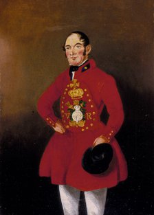 'Portrait of a Royal Bargeman', 1843. Artist: WR Noble