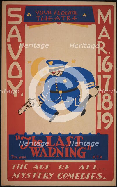 The Last Warning, San Diego, 1938. Creator: Unknown.