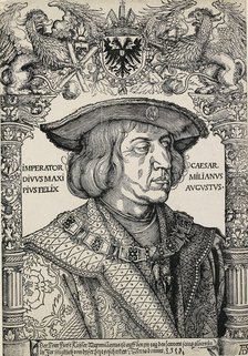 Portrait of Emperor Maximilian I, c1519. Artist: Albrecht Durer.