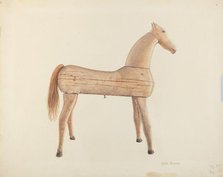 Hobby Horse, 1935/1942. Creator: Adele Brooks.