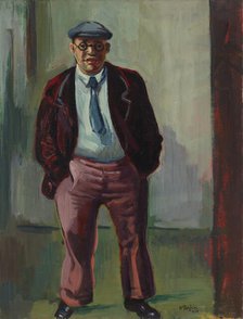 Portrait of Paul Westheim (1886-1963), 1928. Creator: Pechstein, Hermann Max (1881-1955).