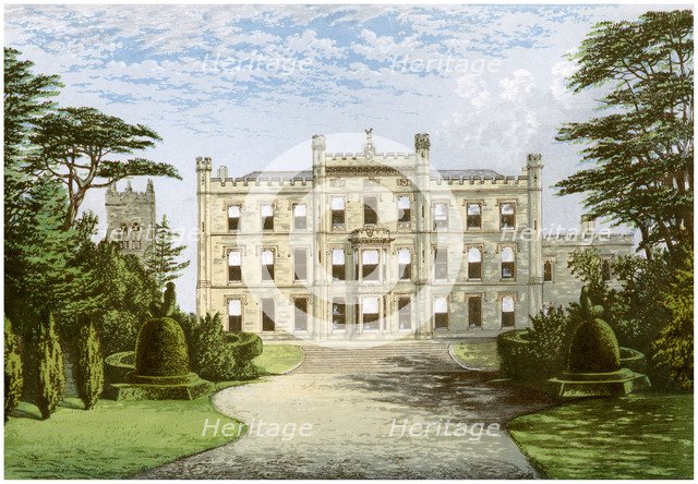 Elvaston Castle, Derbyshire, home of the Earl of Harrington, c1880. Artist: Unknown