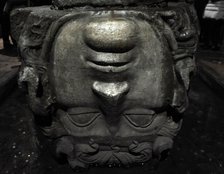 Medusa column base, Basilica Cistern (6th century), Istanbul, Turkey.  Creator: Unknown.