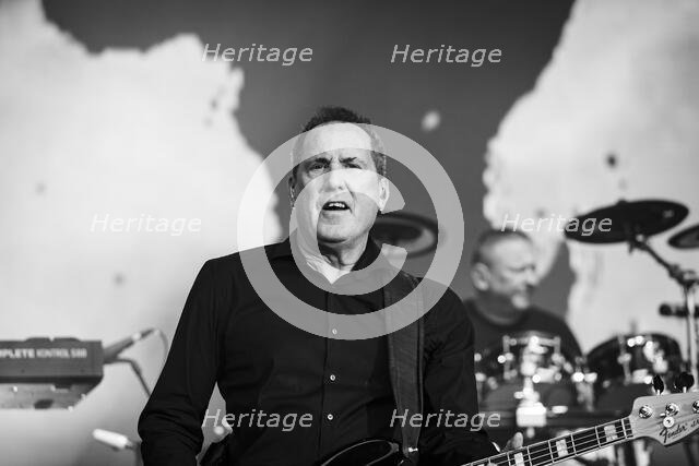 Andy McCluskey, OMD, live at Heritage Live, Audley End House, Essex, Aug 2023. Creator: Annapaola Marchesani.