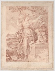 Mrs. Abington as Thalia, 1783. Creator: Francesco Bartolozzi.