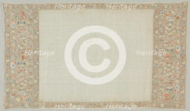 Embroidered Towel (Peshkir), 18th-19th century. Creator: Unknown.