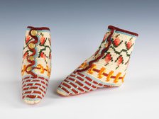 Bootees, American, 1870-80. Creator: Unknown.