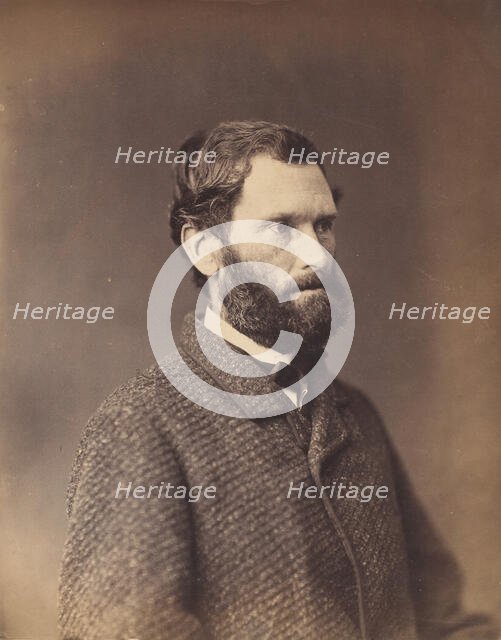 [Bearded Man in Tweed Jacket], early 1860s. Creator: Attributed to Alexander Gardner.