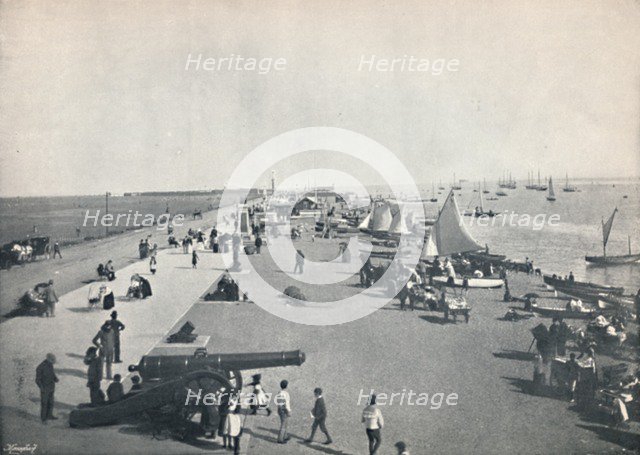'Southsea - General View of the Beach', 1895. Artist: Unknown.