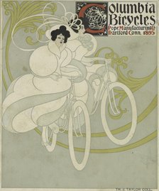 Columbia bicycles, c1895. Creator: Unknown.