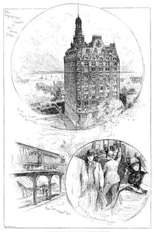 America revisited by our Special Artist: Sketches in New York, 1890. Creator: Unknown.