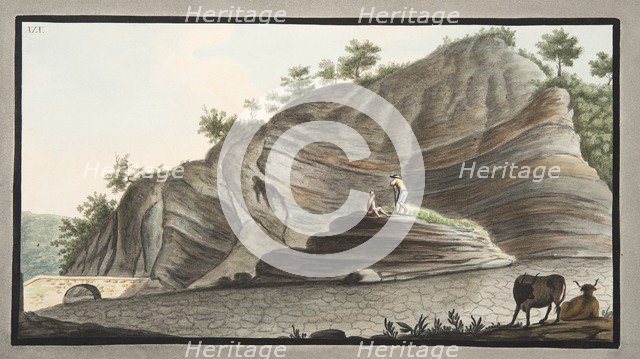 View of a section of a part of the cone of Astruni taken at the entrance of this volcano, 1776.