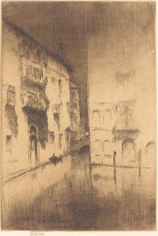 Nocturne: Palaces, 1879/1880. Creator: James Abbott McNeill Whistler.