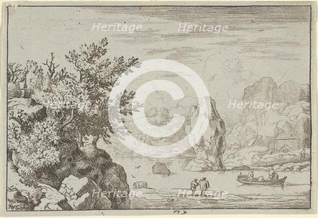 The Rock in the Middle of the River, 17th century. Creator: Allart van Everdingen.