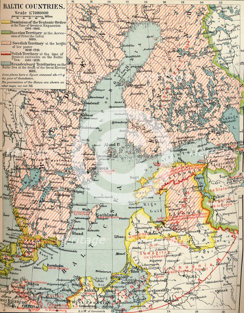 'Baltic Countries', c1907, (1907). Artist: Unknown.