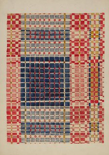 Coverlet, c. 1936. Creator: William Kerby.