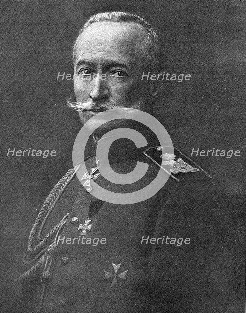 Alexei Brusilov, Russian soldier, c1914-c1917 Artist: Unknown