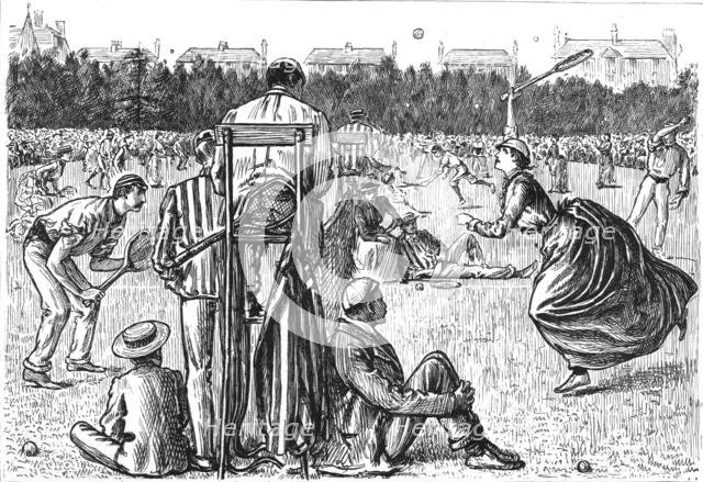 ''South of England Lawn Tennis Tournament at Devonshire Park, Eastbourne--Ladies and Gentlemans Doub Creator: Unknown.