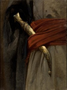 Study of a Khanjar, before 1874. Creator: Stanislaus von Chlebowski.