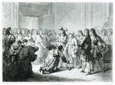 The Duke of Anjou, Philip V of Bourbon (1683-1746) declared King of Spain on 16 November 1700, en…