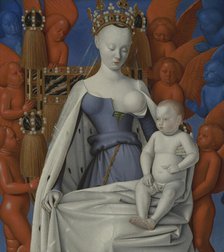 Madonna Surrounded by Seraphim and Cherubim, c1450. Creator: Jean Fouquet.