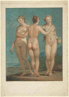 The Three Graces, n.d. Creator: Jean Francois Janinet.