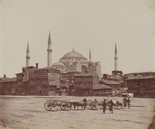 Hagia Sophia from Place l'Hippodrome, 1857. Creator: James Robertson.