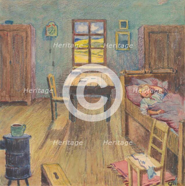 15.- Early sleeper, 1932. Creator: Gustav Mally.