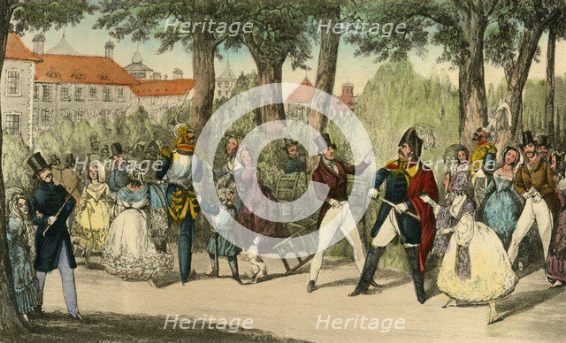 'Mr. Jorrocks renounces the Acquaintance of the Yorkshireman', 1838. Artist: Henry Thomas Alken.