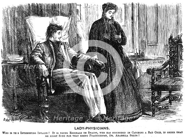 'Lady Physicians', 1865. Artist: George du Maurier