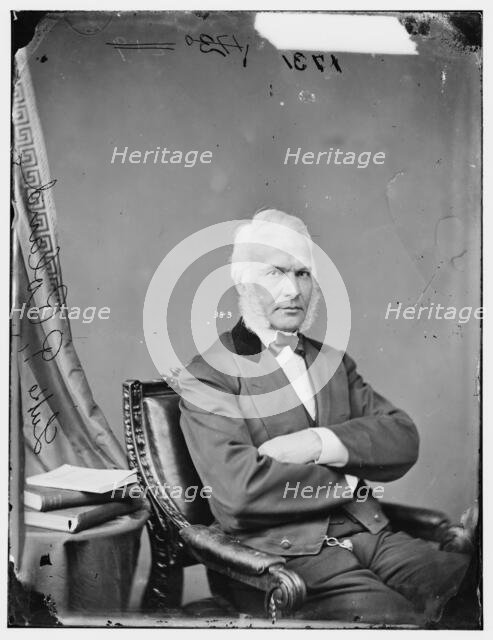 Luke Potter Poland of Vermont, between 1860 and 1875. Creator: Unknown.