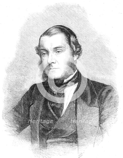 The late Mr. John Nesbit, Professor of Chemistry and Principal of Kennington Agricultural..., 1862. Creator: Unknown.