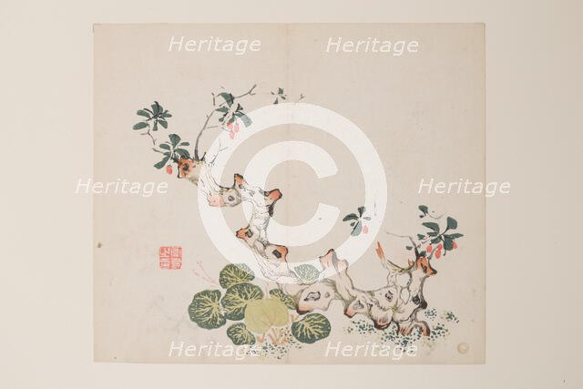 Page from Shi Zhu Zhai. Creator: Unknown.