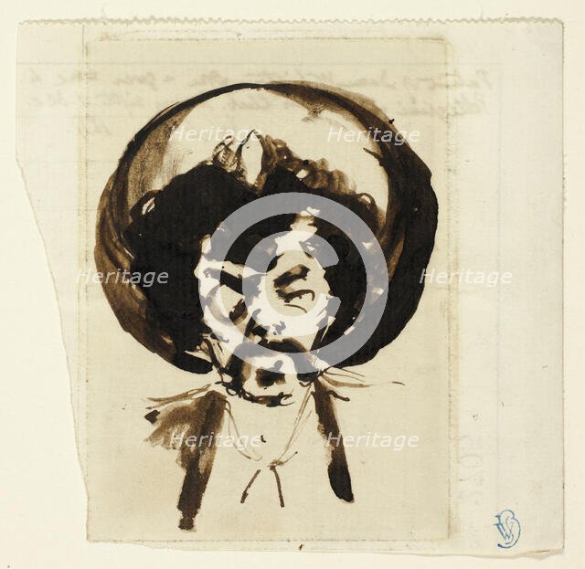 Portrait of Whistler, 1877. Creator: Carlo Pellegrini.