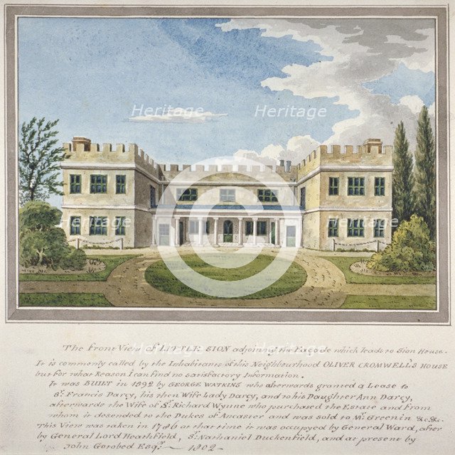 Little Syon, Isleworth, Middlesex, London, 1802. Artist: Anon