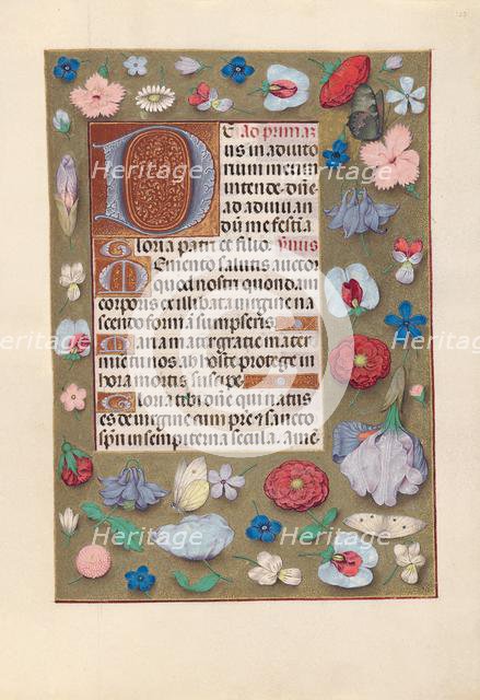 Hours of Queen Isabella the Catholic, Queen of Spain: Fol. 127r, c. 1500. Creator: Master of the First Prayerbook of Maximillian (Flemish, c. 1444-1519); Associates, and.