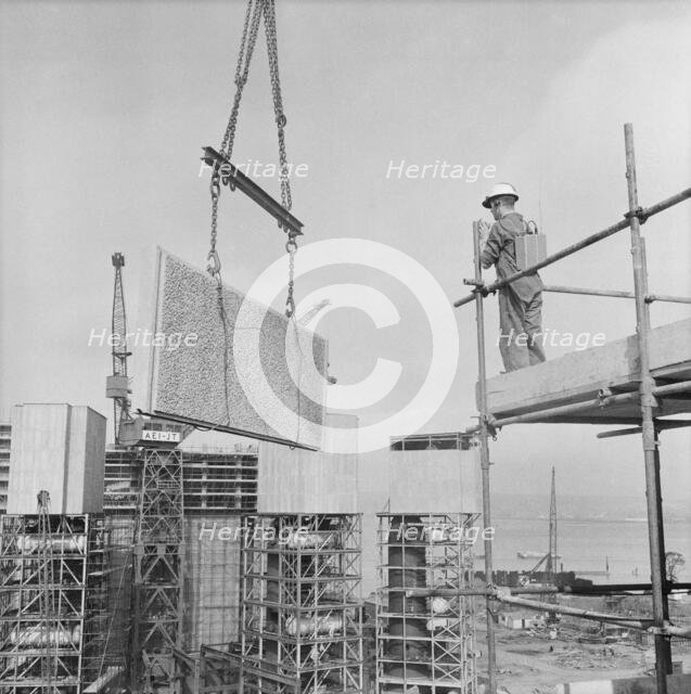 Berkeley Power Station, Berkeley, Ham and Stone, Stroud, Gloucestershire, 09/1958. Creator: John Laing plc.