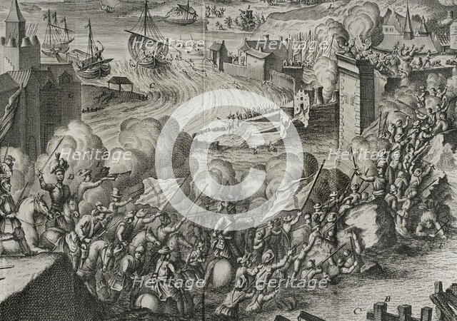 Expugnation of Lagny, 1590, (1748).  Creator: Unknown.