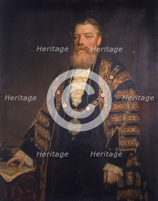 Sir Henry Edmund Knight. 1883. Artist: John Robert Dicksee
