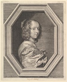 Marguerite Lemon, maitresse d'Antoine van Dyck. Creator: Jean Morin.