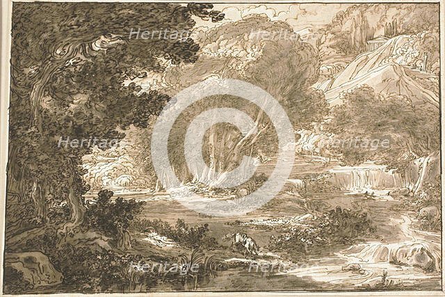 Angelica Resting Under a Tree, from Orlando Furioso, 1810/13. Creator: Felice Giani.